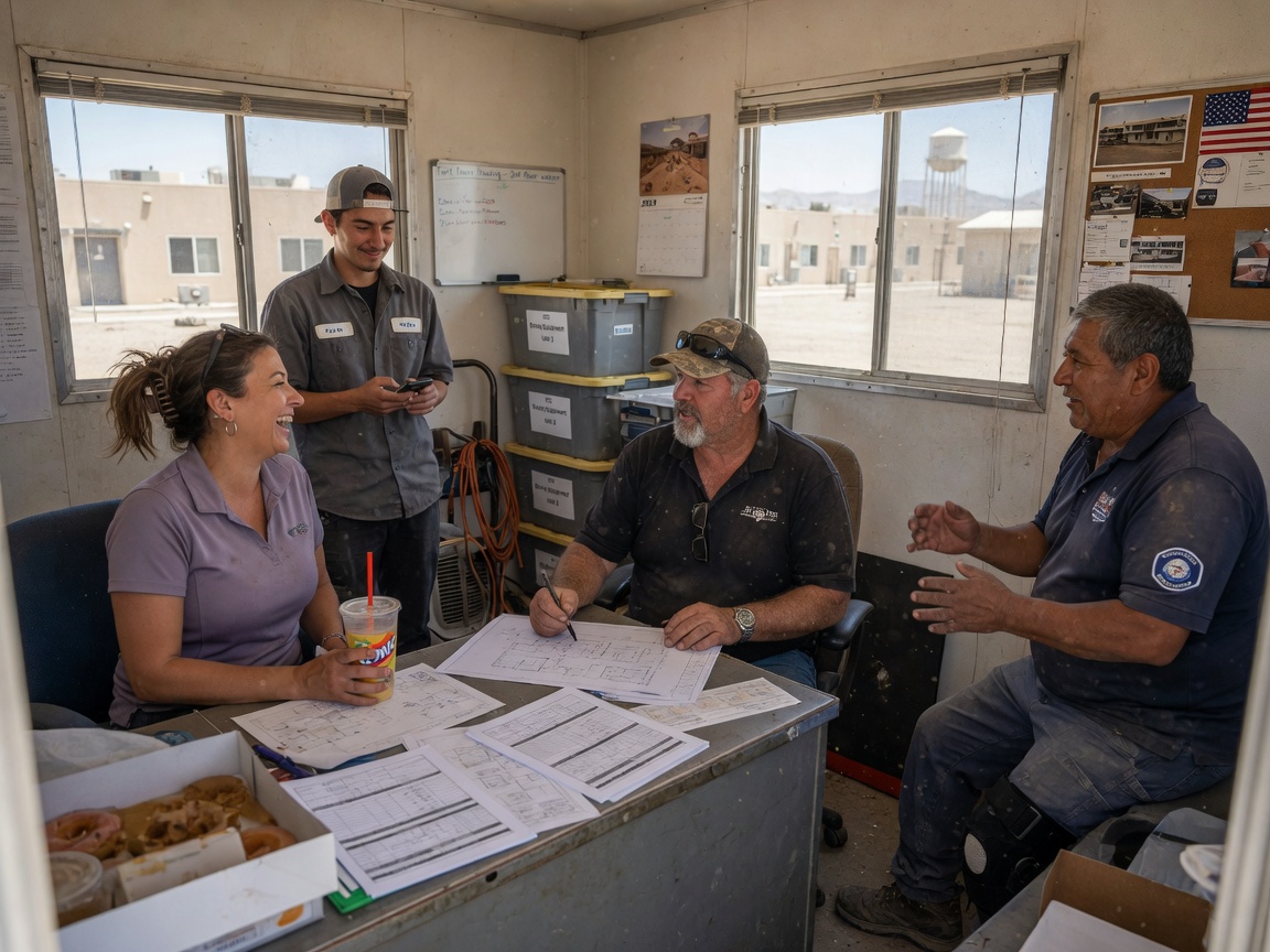 The Fort Irwin Water Damage Experts team at work in Fort Irwin