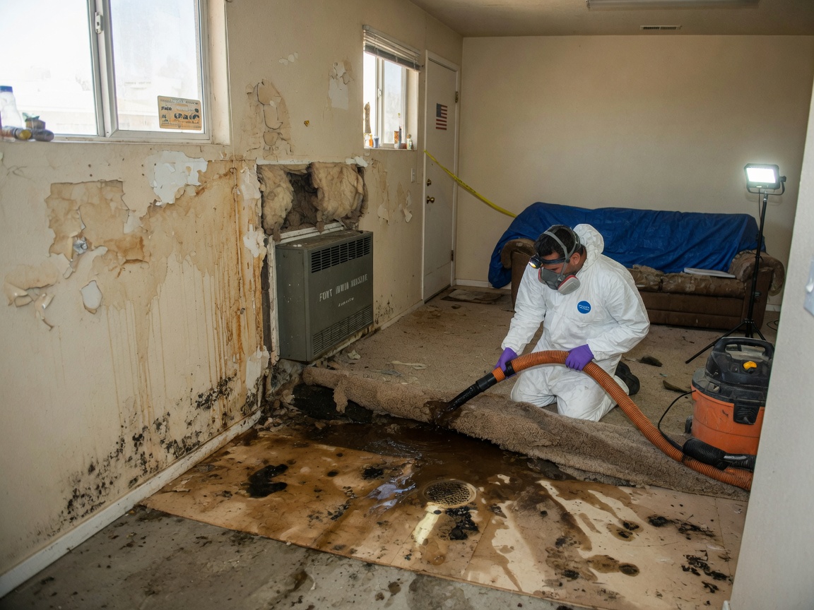 Military Housing Water Damage in Fort Irwin