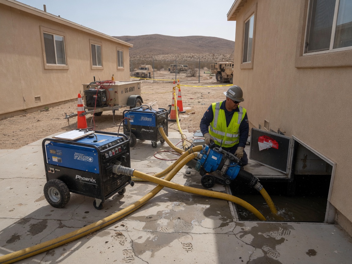 Residential Water Extraction in Fort Irwin