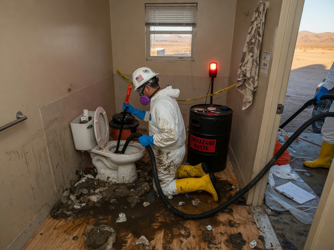 Sewage Backup Cleanup in Fort Irwin